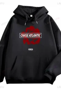 Rose Chase Atlantic Graphic Hoodie Men Women Hoodie Vintage Harajuku Streetwear Fashion Long Sleeve Sweatshirt Fun Casual Wear