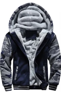 Men's Jacket Camouflage Thicken Winter Jackets for Men Fleece Long Sleeve Coat Man Casual Hoodies Streetwear Men's Coats