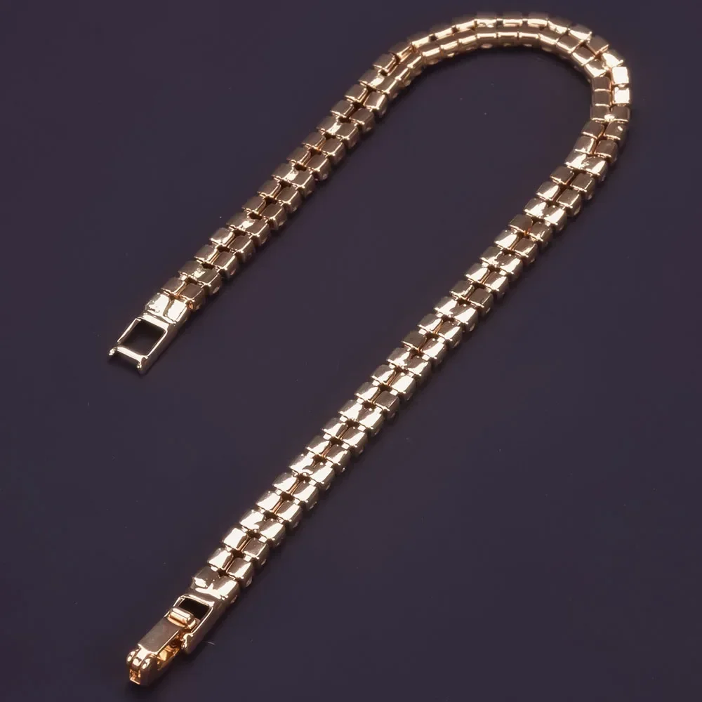 Tennis Bracelet for Women Colored Pulseira Mujer Gold Plated Bracciali Donna Double Row Cubic Zirconia Pulseras Mothers Day Gift - Image 3